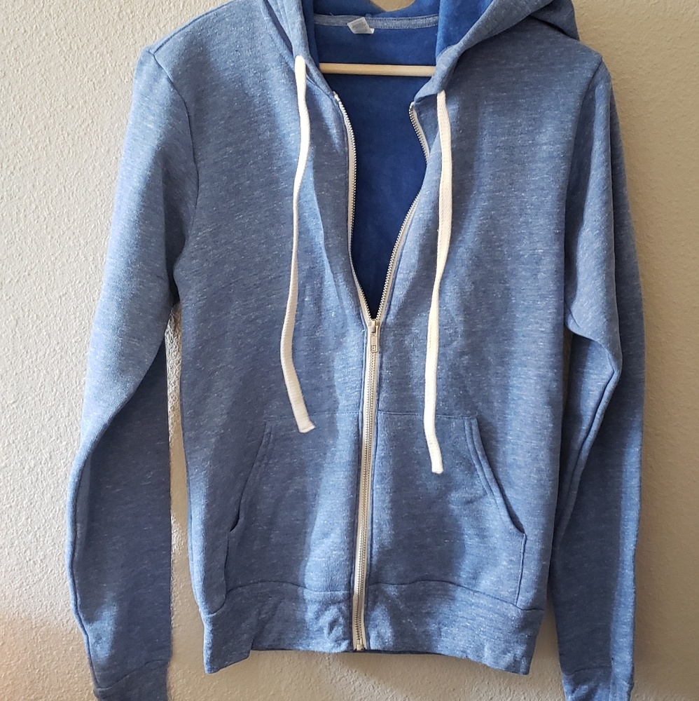 Triblend Fleece Zip Up Hoodie NWOT